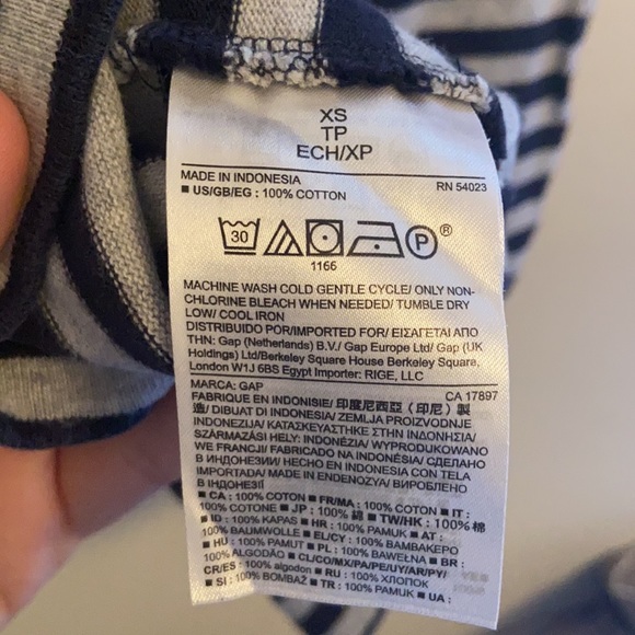 Gap woman’s XS striped cotton dress - Picture 5 of 6